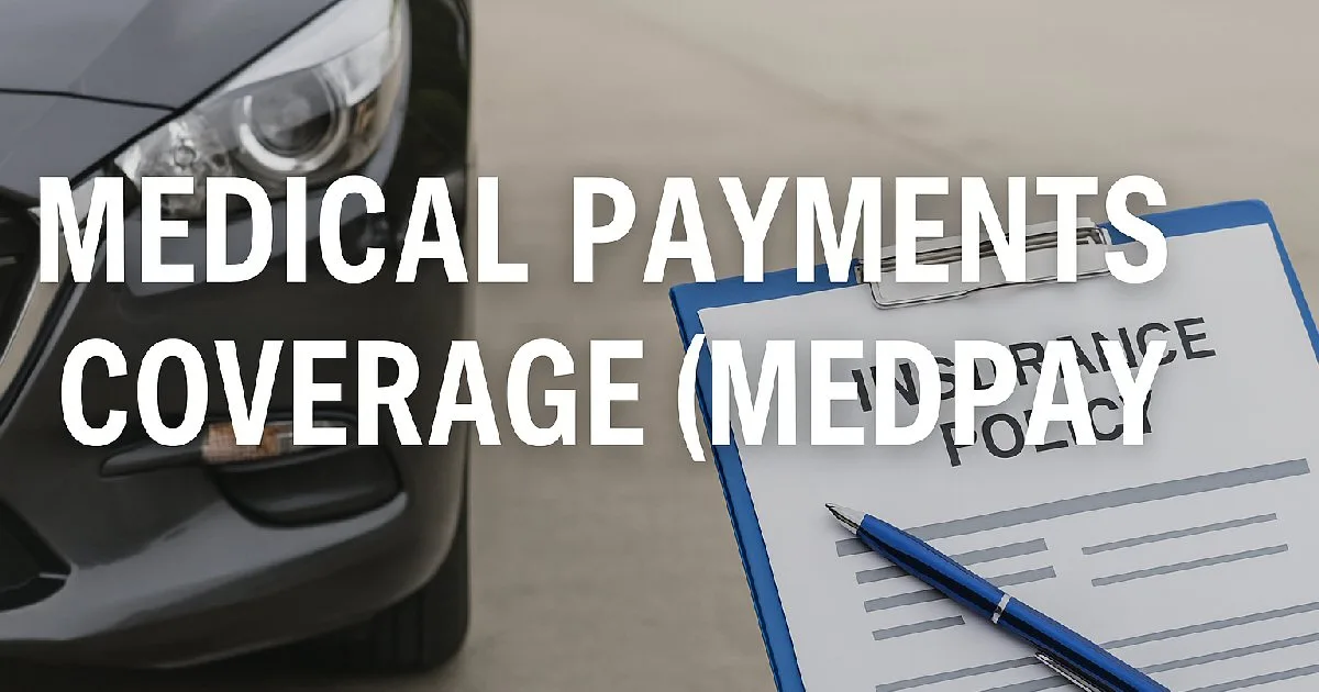 medical payments coverage (medpay)