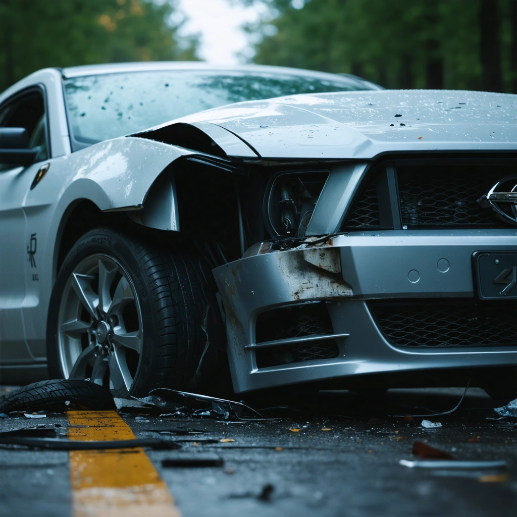 Lawyer and client discussing car accident settlement